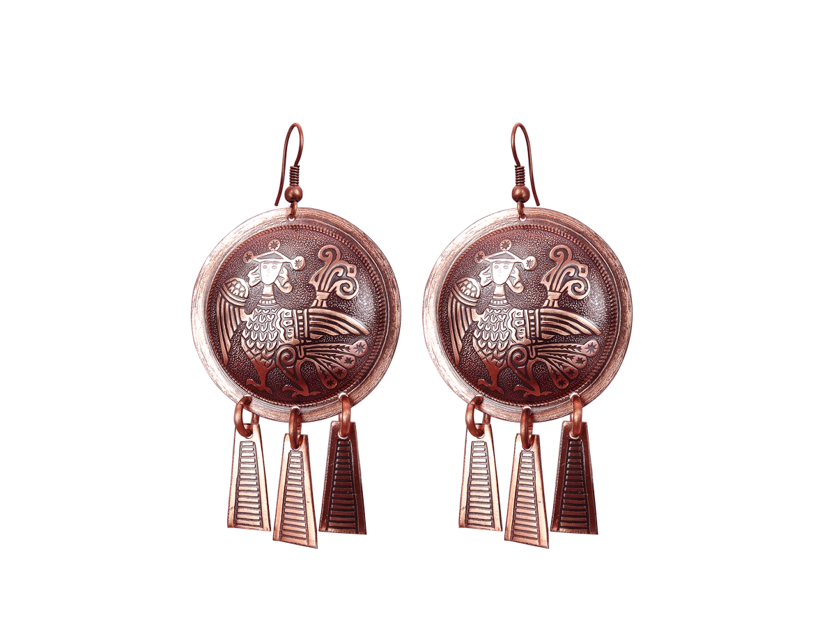 Серьги шумящие «Алконост»