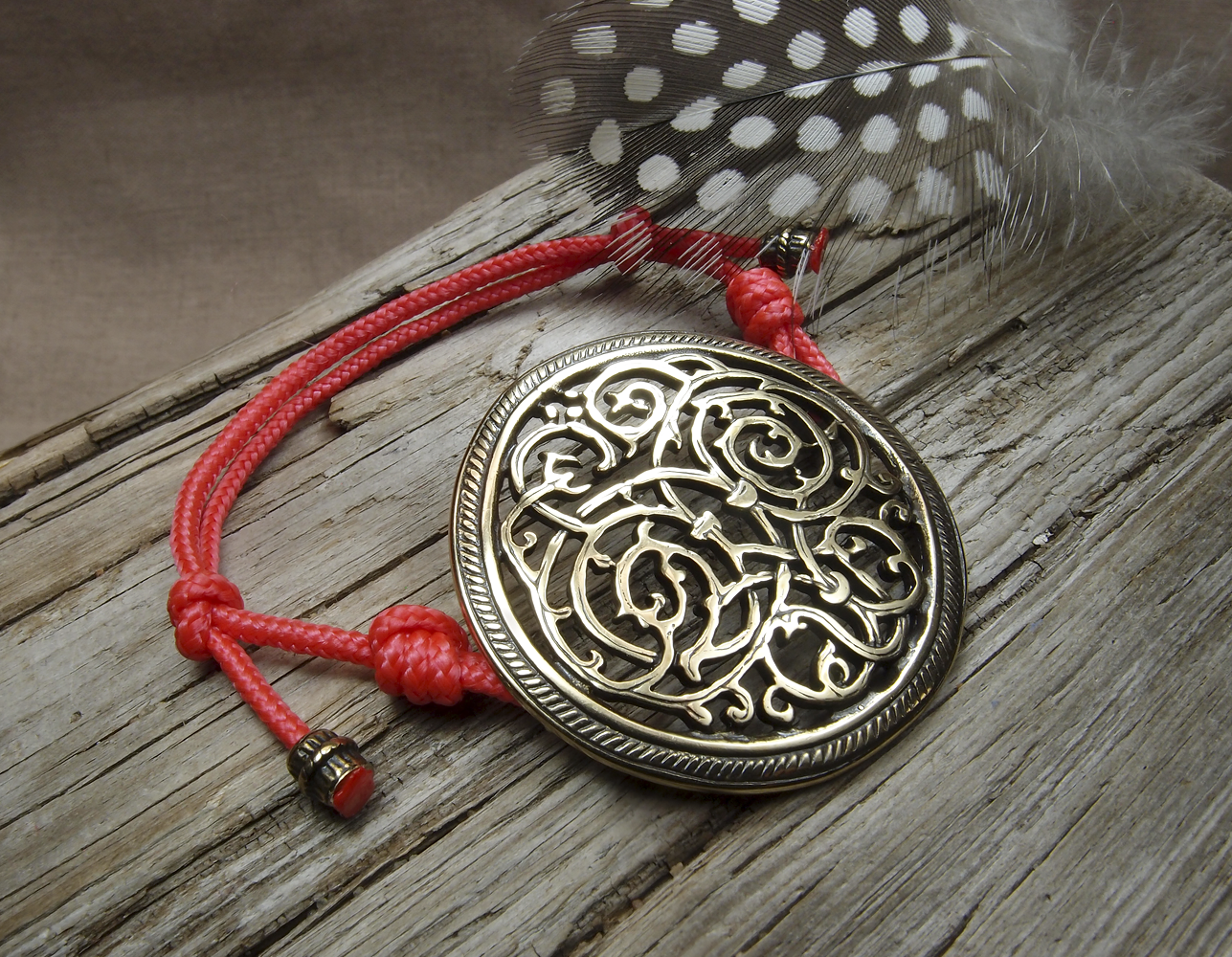 Браслет-шнурок трансформер «Благополучие»