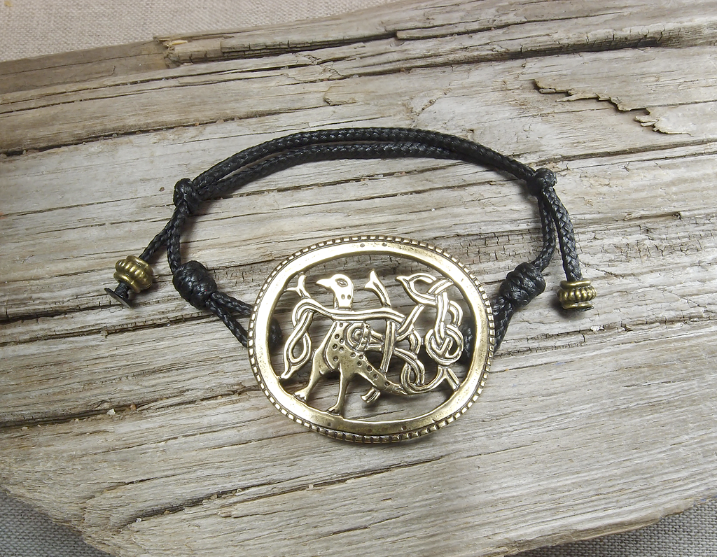 Браслет-шнурок «Птица с переплетенным хвостом»