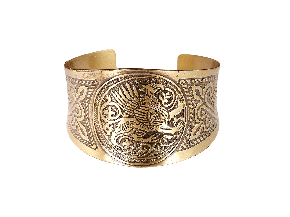 Браслет вогнутый «Суздальский грифон»