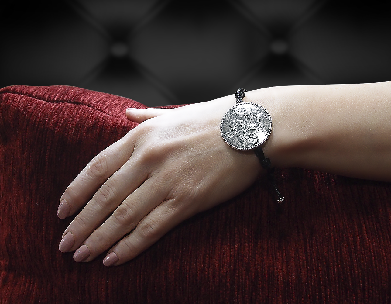 Браслет-шнурок «Солнцеворот»