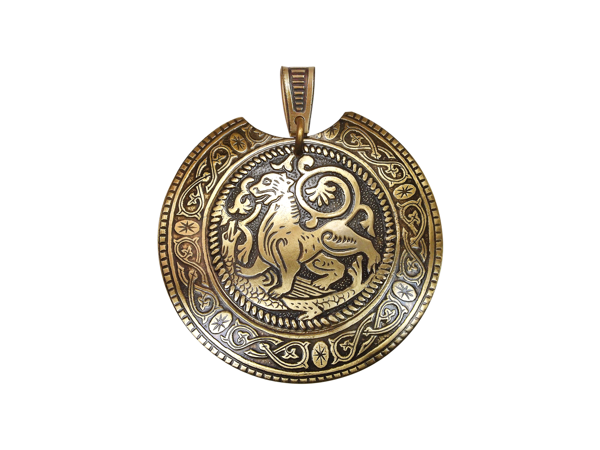 Колт накладной «Суздальский лев»