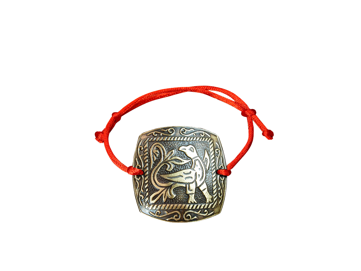 Браслет-шнурок «Жаворонок». Тиснение