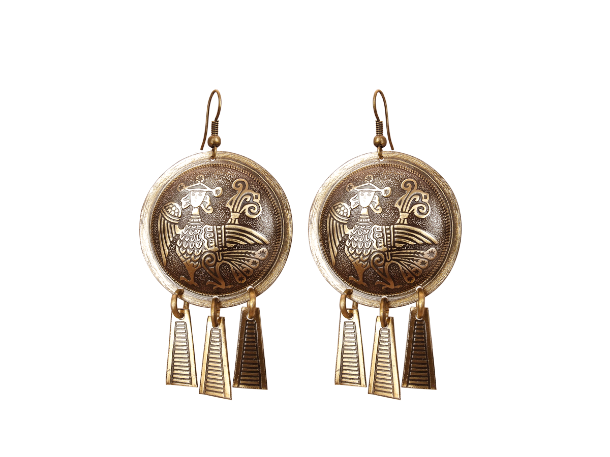 Серьги шумящие «Алконост»