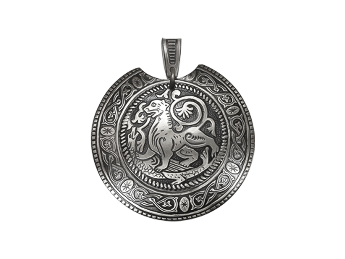 Колт накладной «Суздальский лев»