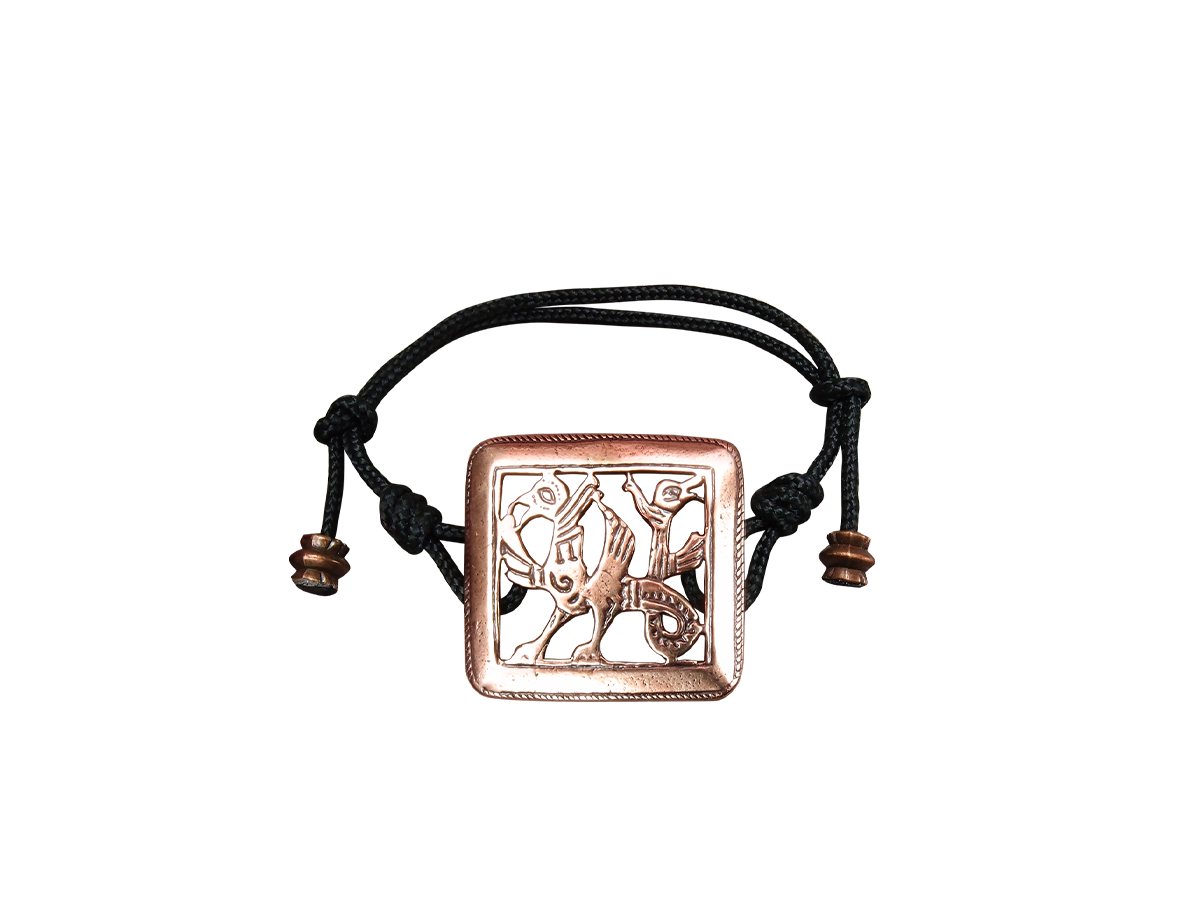 Браслет-шнурок «Двуглавый грифон»