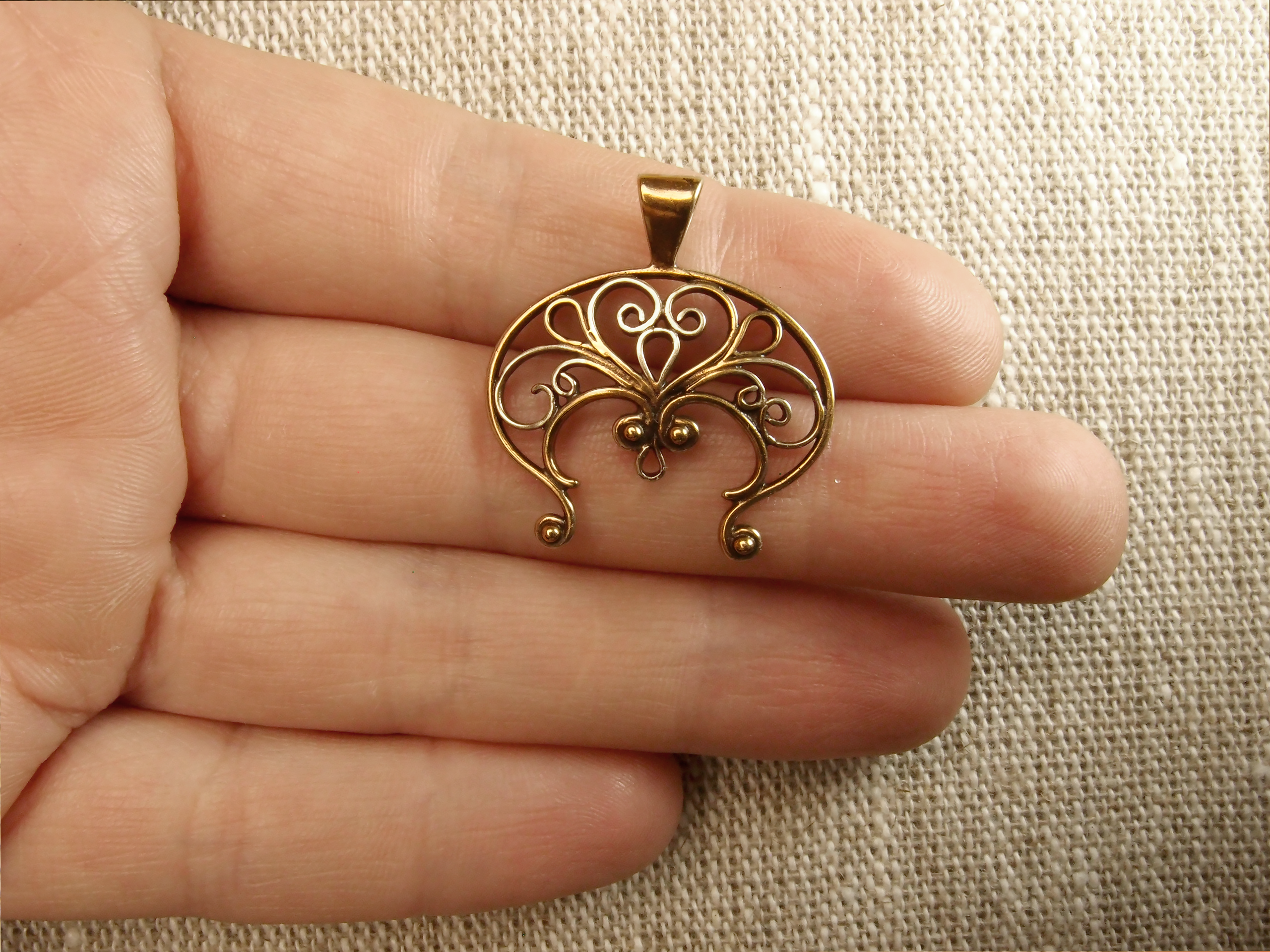 Лунница «Жар-цвет» № 2