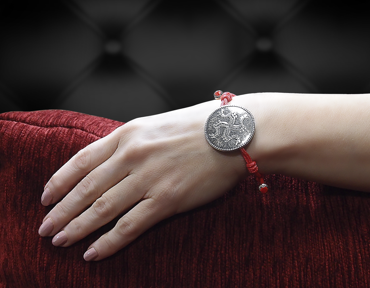 Браслет-шнурок «Солнцеворот»