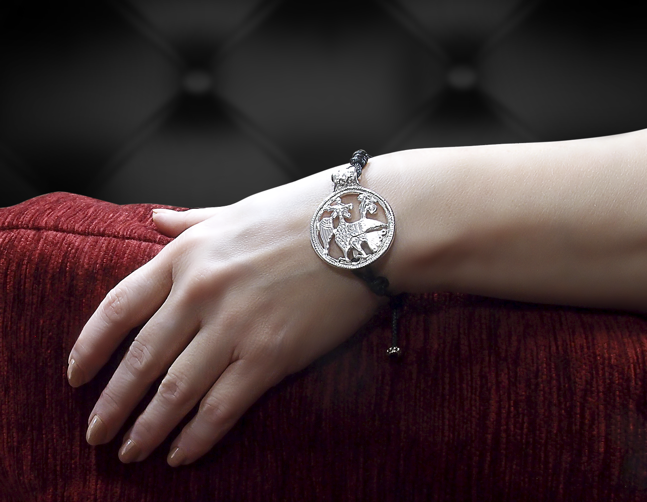 Браслет-шнурок трансформер «Алконост»