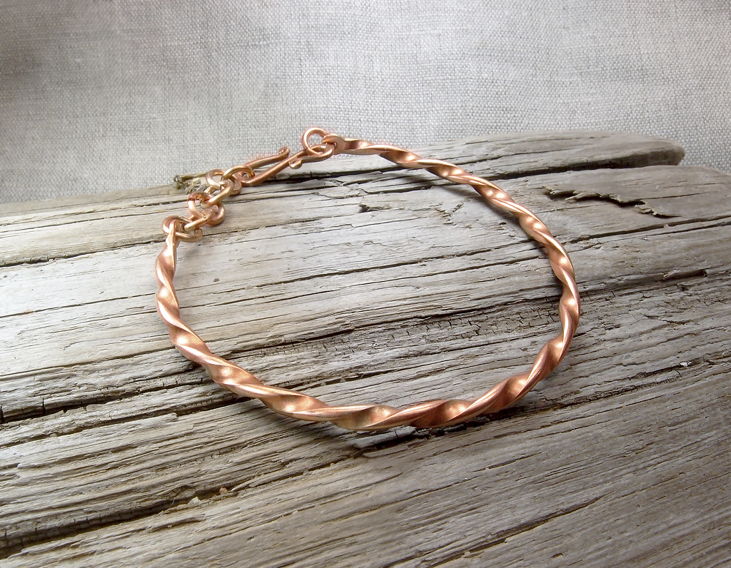 Браслет витой № 1. Толщина 3 мм