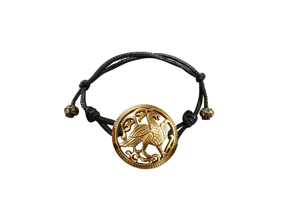 Браслет-шнурок «Суздальская птица»