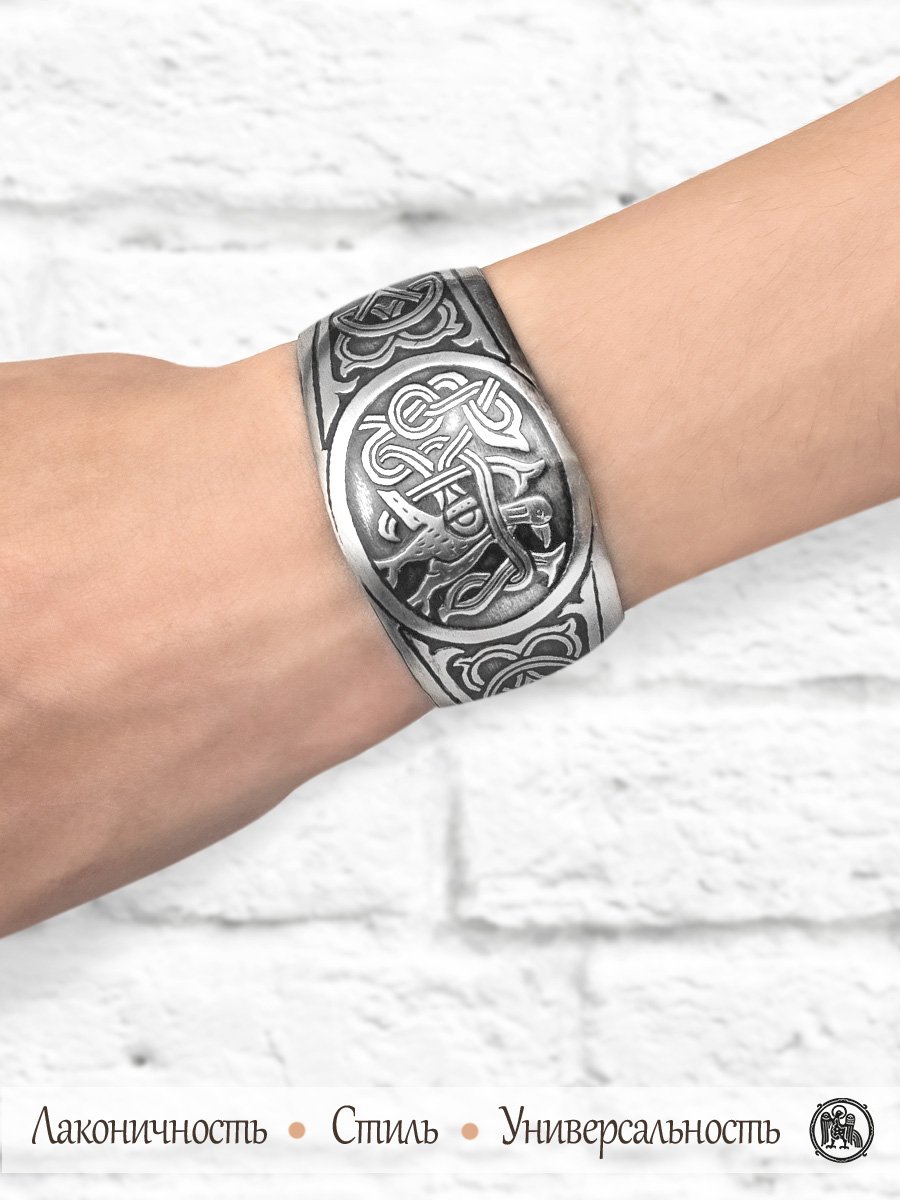 Браслет «Птица с переплетенным хвостом»